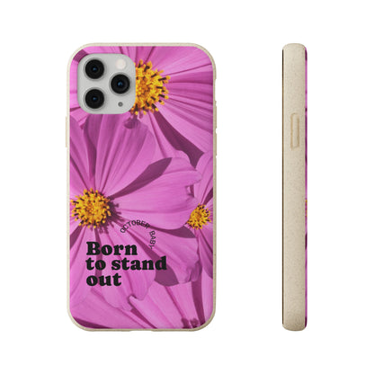 October Eco-friendly birth flower - Biodegradable case
