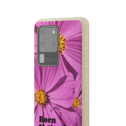 October Eco-friendly birth flower - Biodegradable case