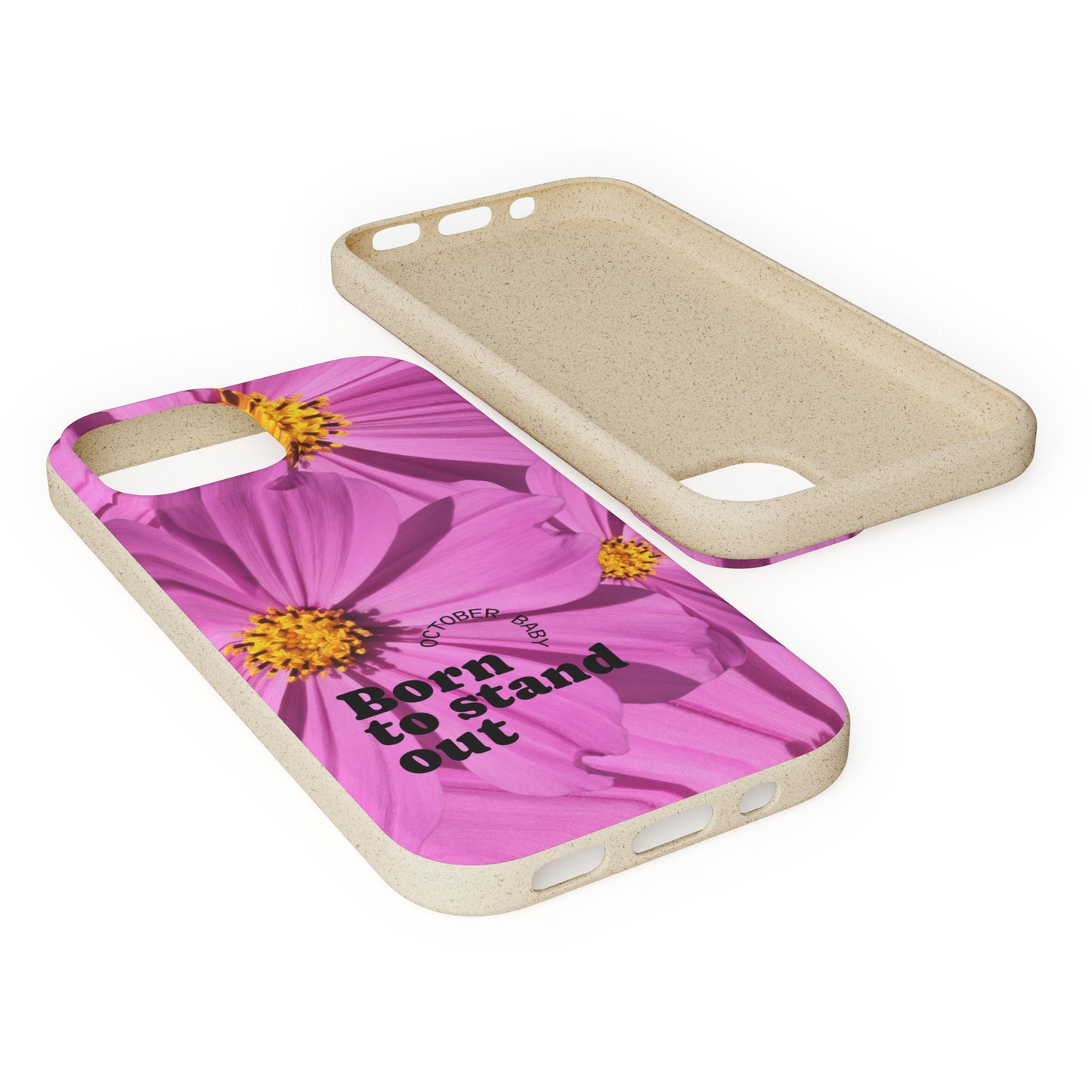 October Eco-friendly birth flower - Biodegradable case