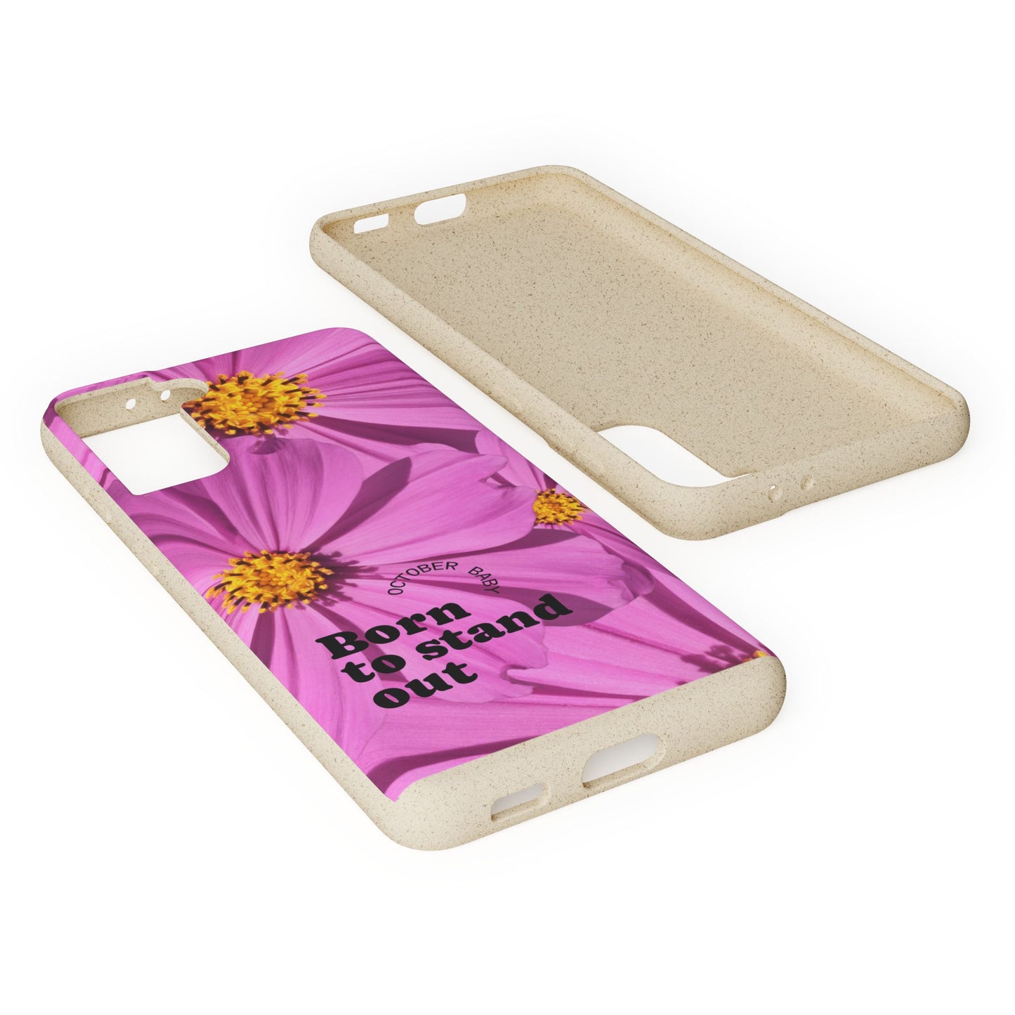 October Eco-friendly birth flower - Biodegradable case
