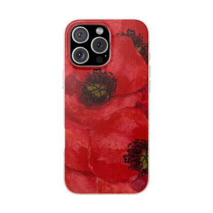Poppy flower - Biodegradable case