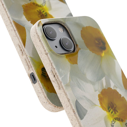 December Eco-friendly birth flower - Biodegradable case