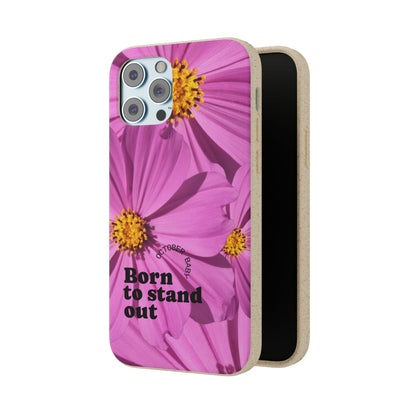 October Eco-friendly birth flower - Biodegradable case