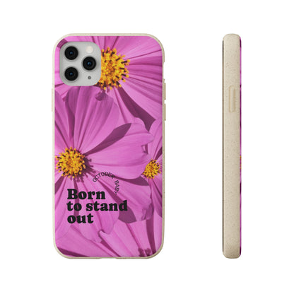 October Eco-friendly birth flower - Biodegradable case