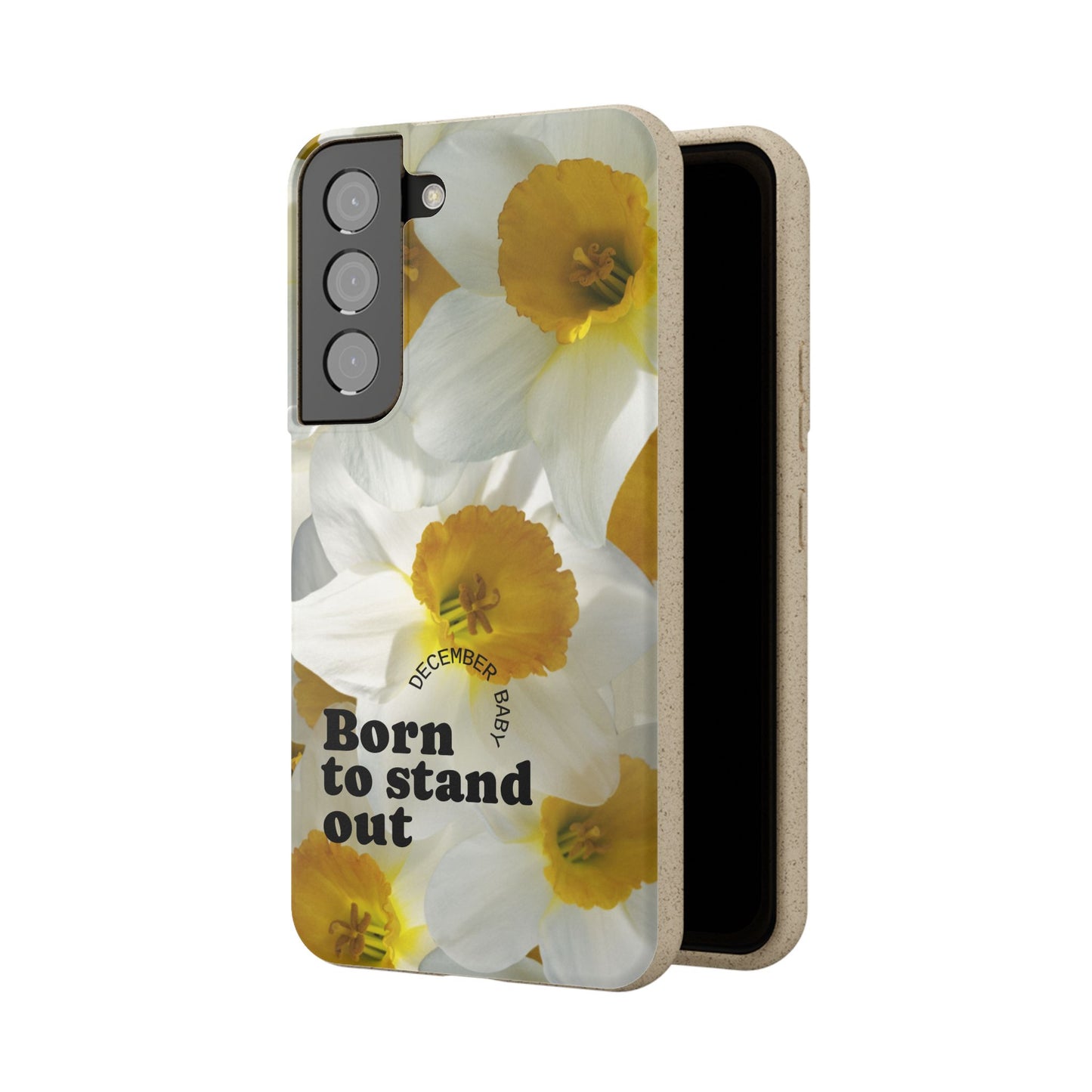 December Eco-friendly birth flower - Biodegradable case