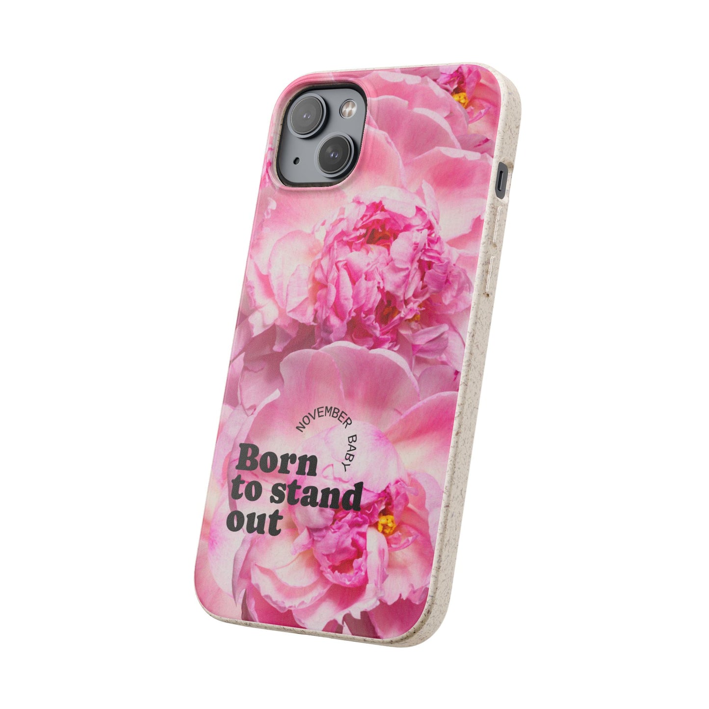 November Eco-friendly birth flower - Biodegradable case