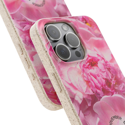 November Eco-friendly birth flower - Biodegradable case
