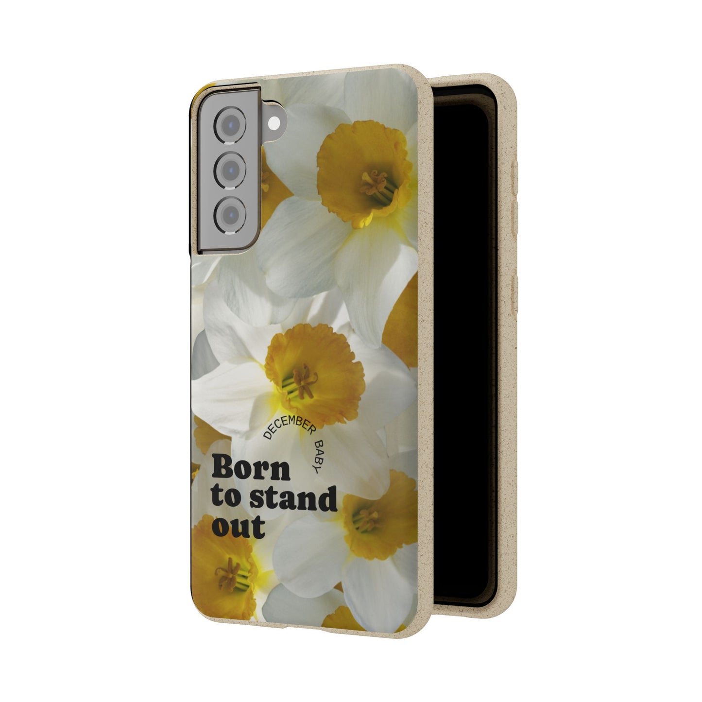 December Eco-friendly birth flower - Biodegradable case