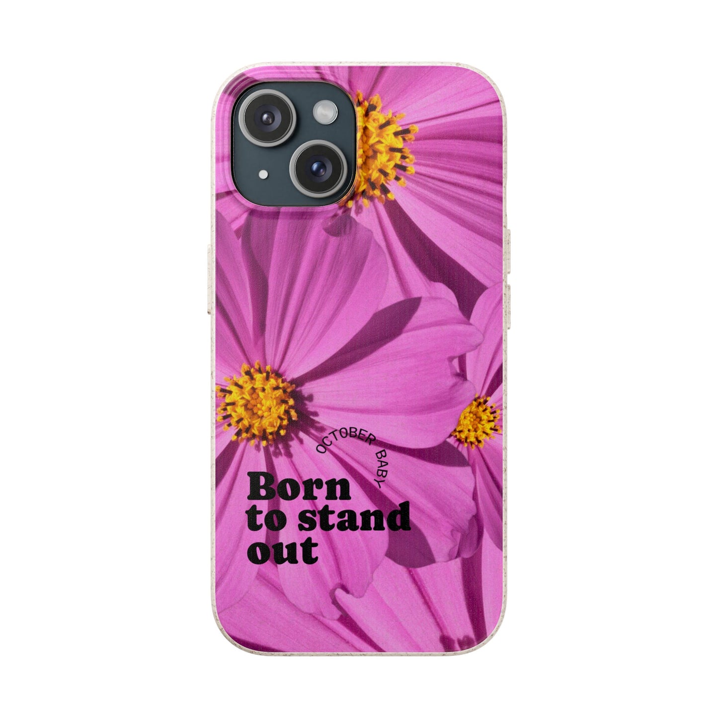 October Eco-friendly birth flower - Biodegradable case