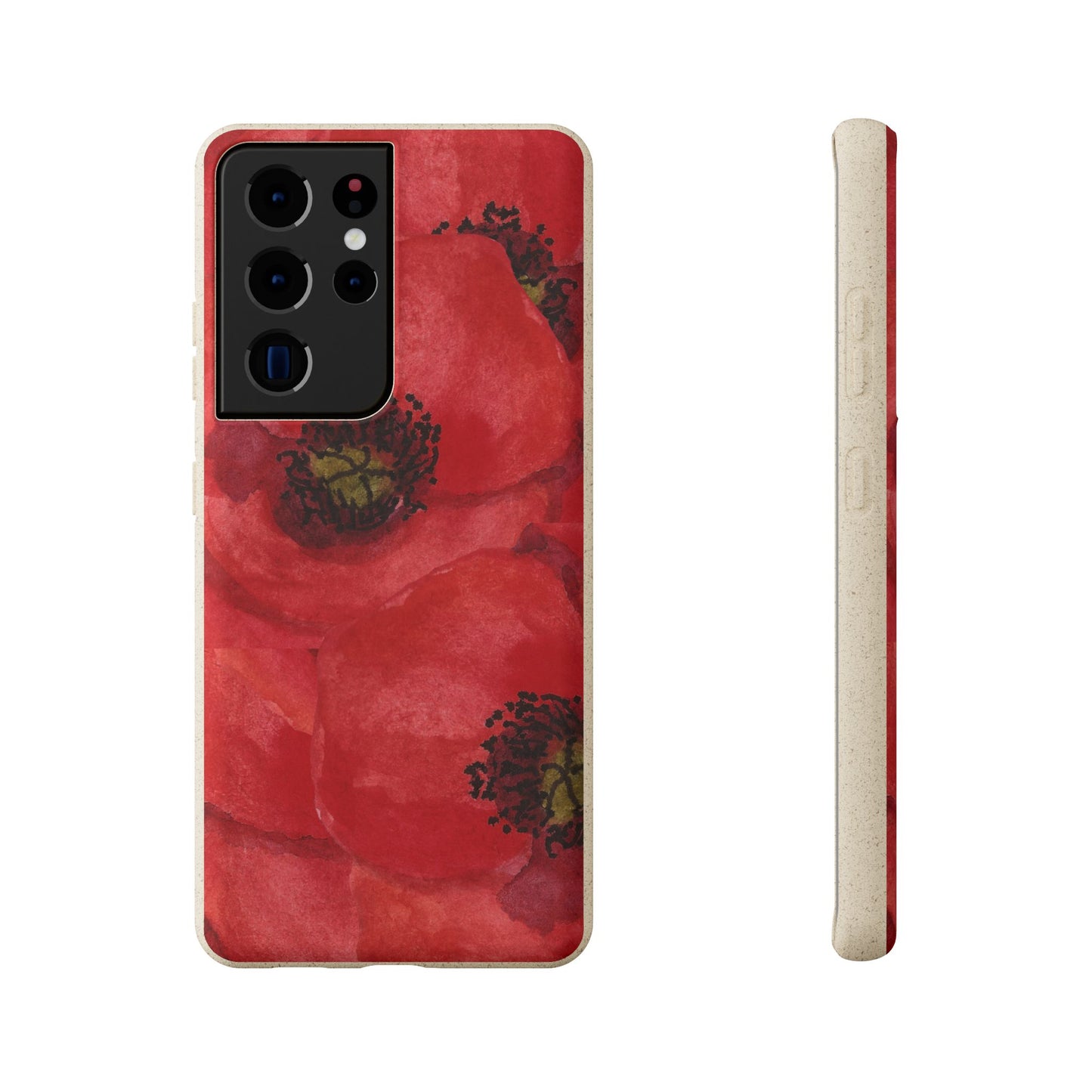 Poppy flower - Biodegradable case