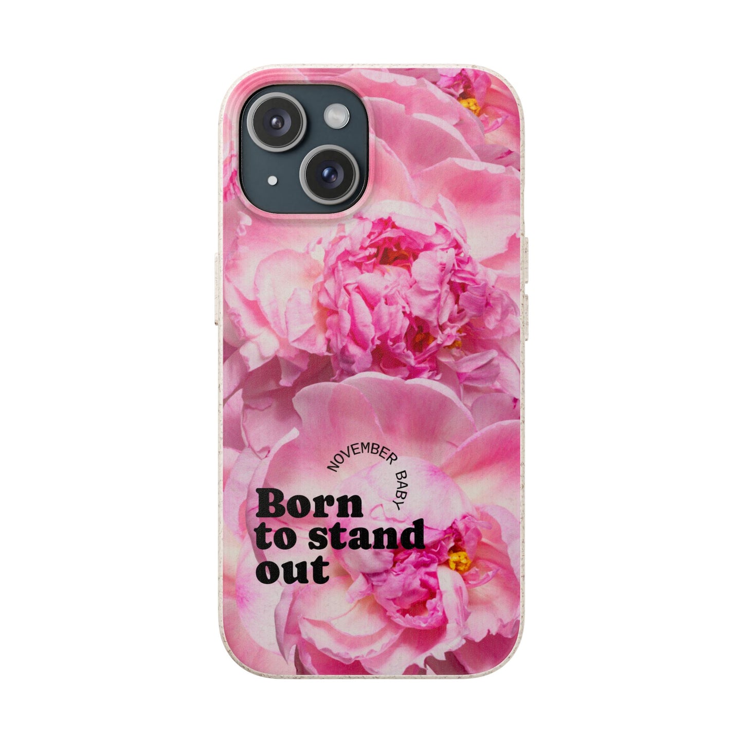 November Eco-friendly birth flower - Biodegradable case