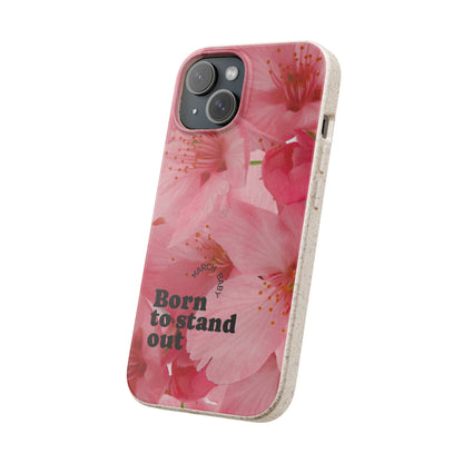 March Eco-friendly birth flower - Biodegradable case