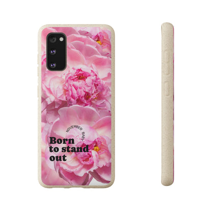 November Eco-friendly birth flower - Biodegradable case