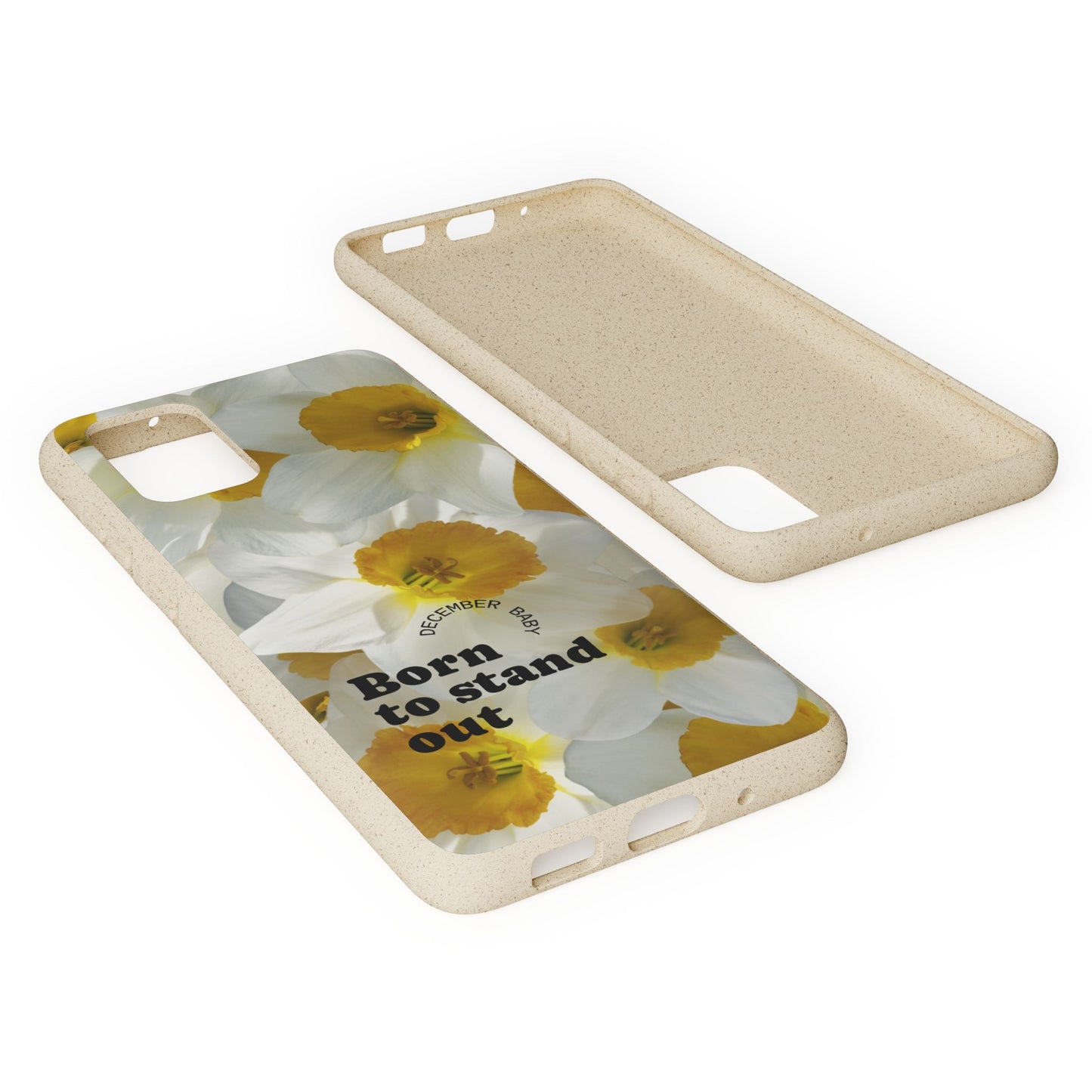 December Eco-friendly birth flower - Biodegradable case