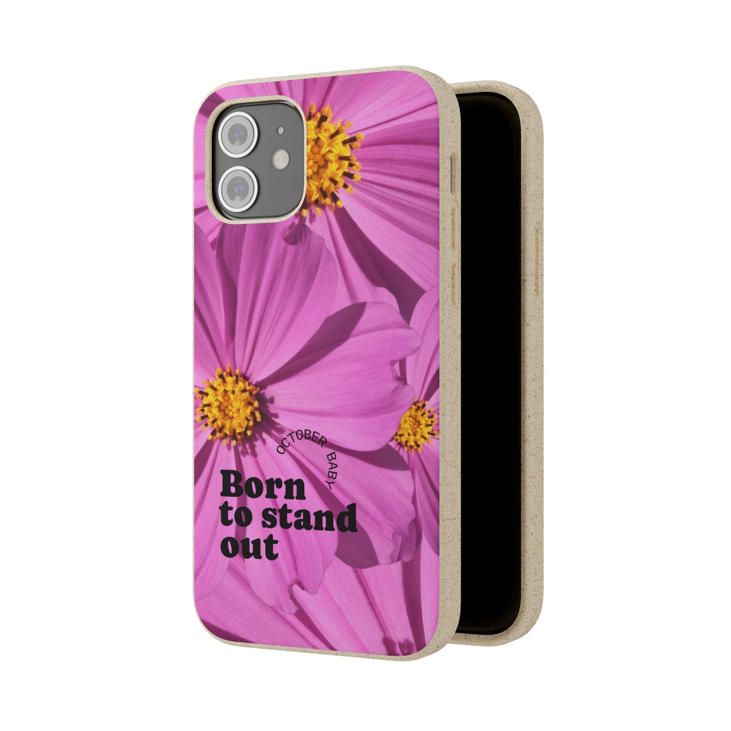 October Eco-friendly birth flower - Biodegradable case