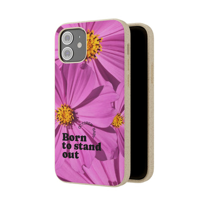 October Eco-friendly birth flower - Biodegradable case