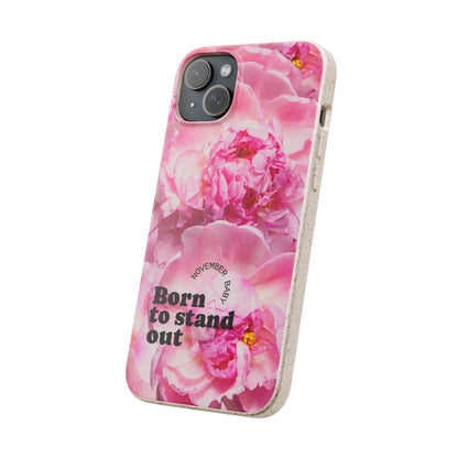November Eco-friendly birth flower - Biodegradable case