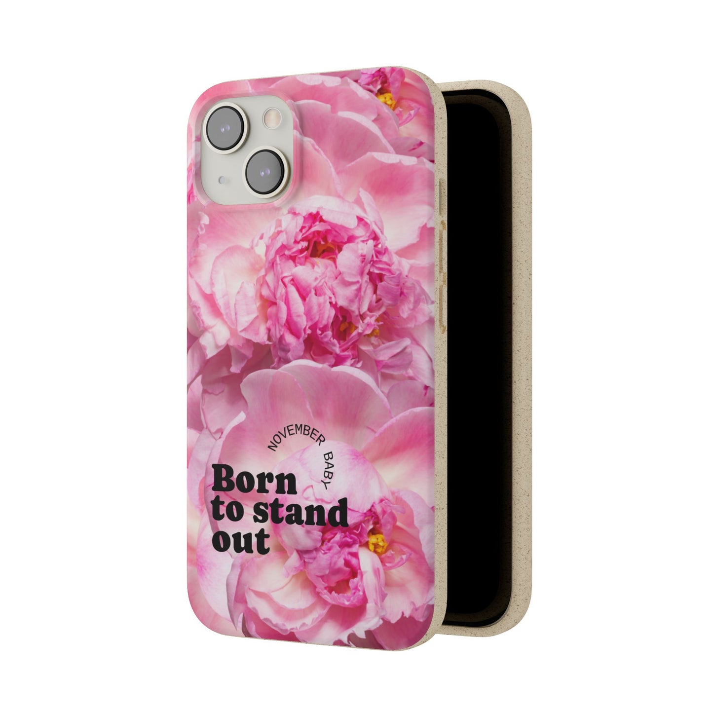November Eco-friendly birth flower - Biodegradable case