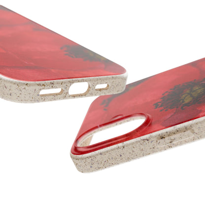 Poppy flower - Biodegradable case