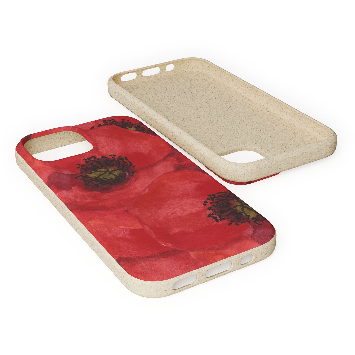 Poppy flower - Biodegradable case