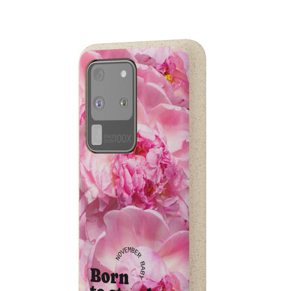 November Eco-friendly birth flower - Biodegradable case