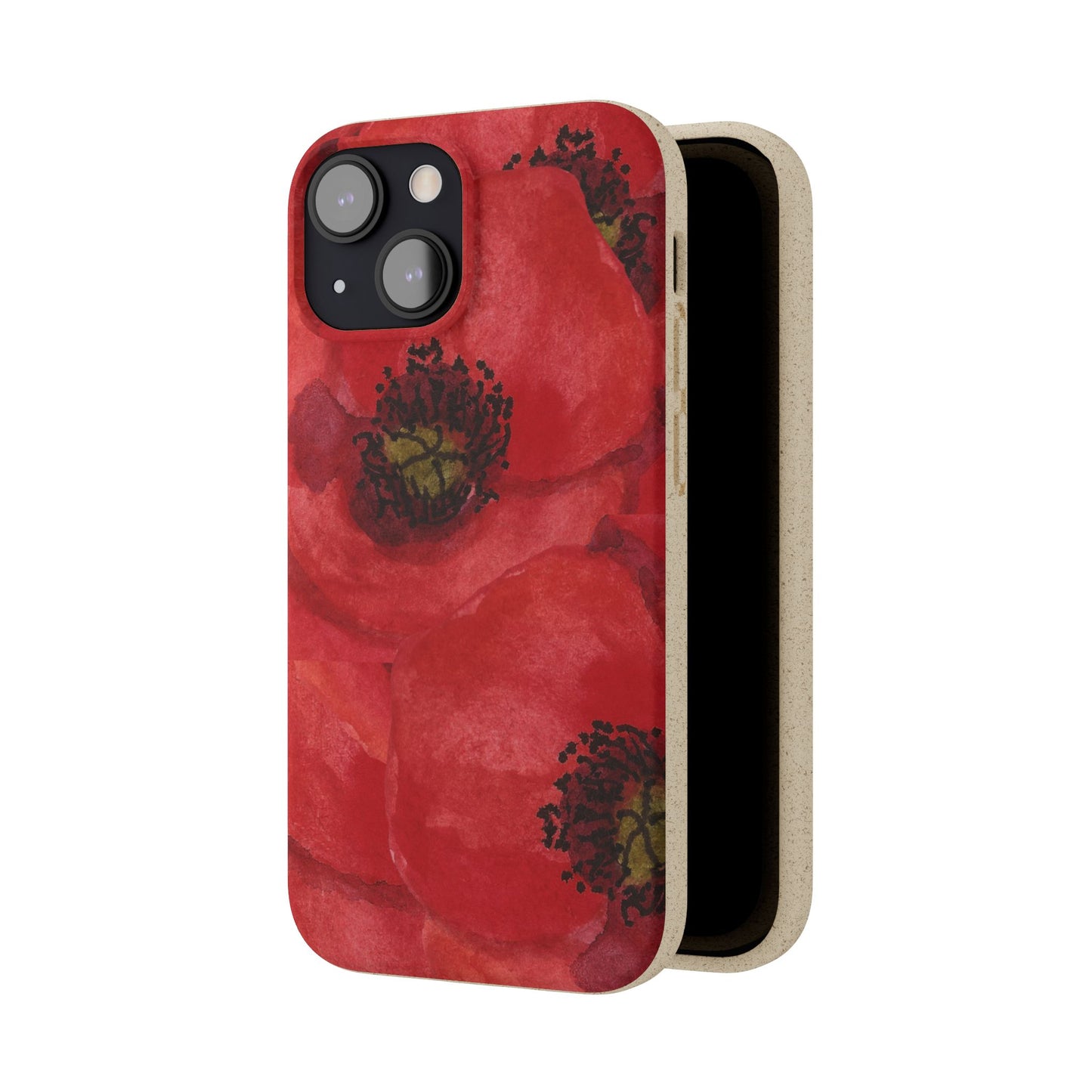 Poppy flower - Biodegradable case