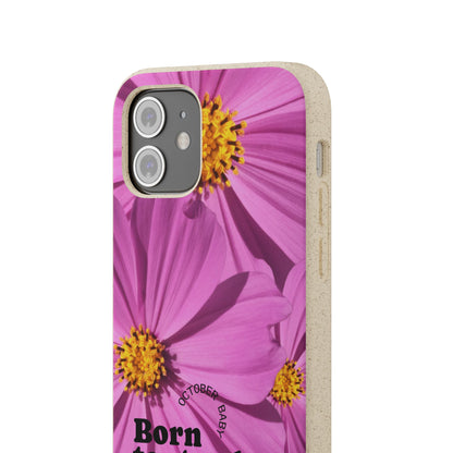 October Eco-friendly birth flower - Biodegradable case