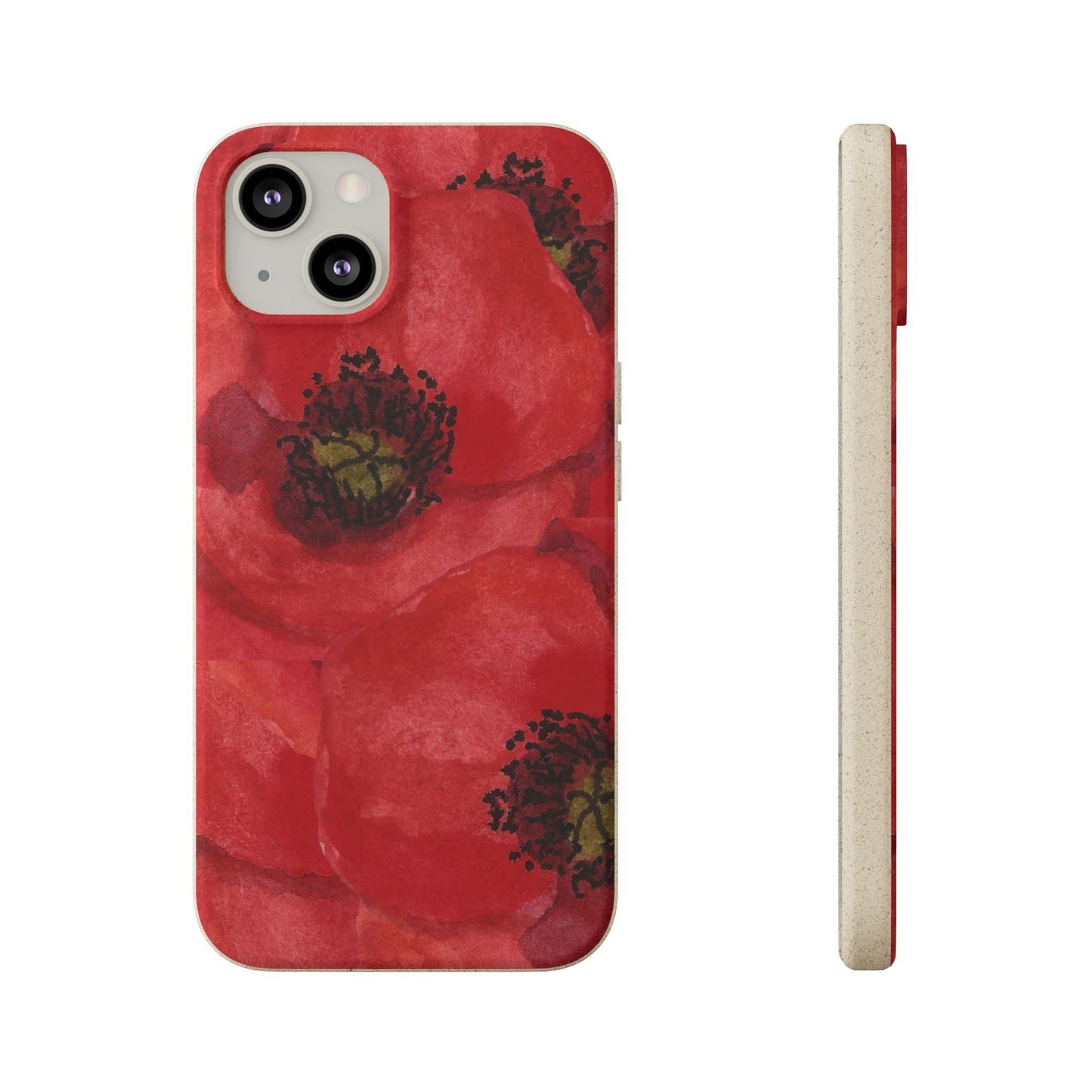 Poppy flower - Biodegradable case