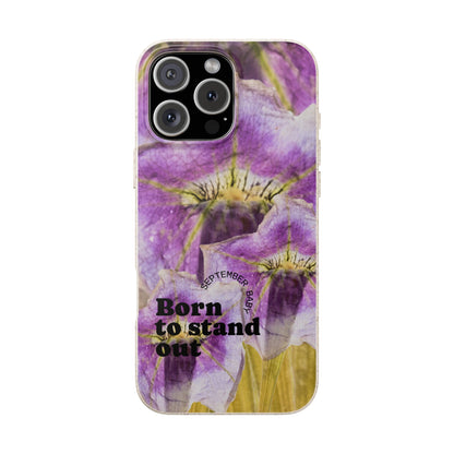 September Eco-friendly birth flower - Biodegradable case