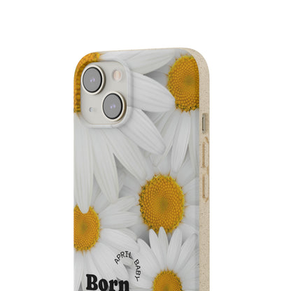 April Eco-friendly birth flower - Biodegradable case