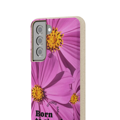October Eco-friendly birth flower - Biodegradable case