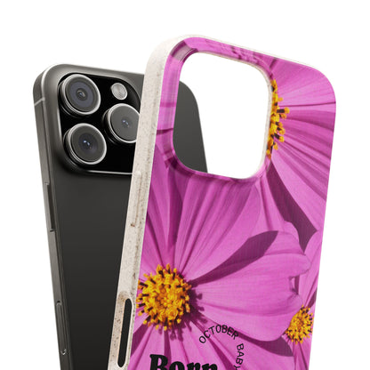 October Eco-friendly birth flower - Biodegradable case