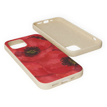 Poppy flower - Biodegradable case