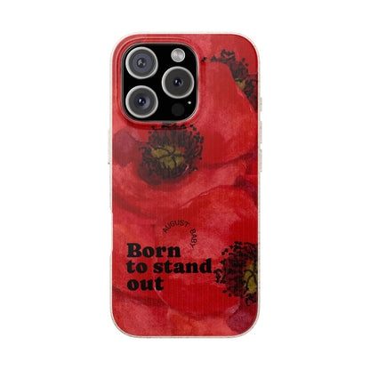 August Eco-friendly birth flower - Biodegradable case