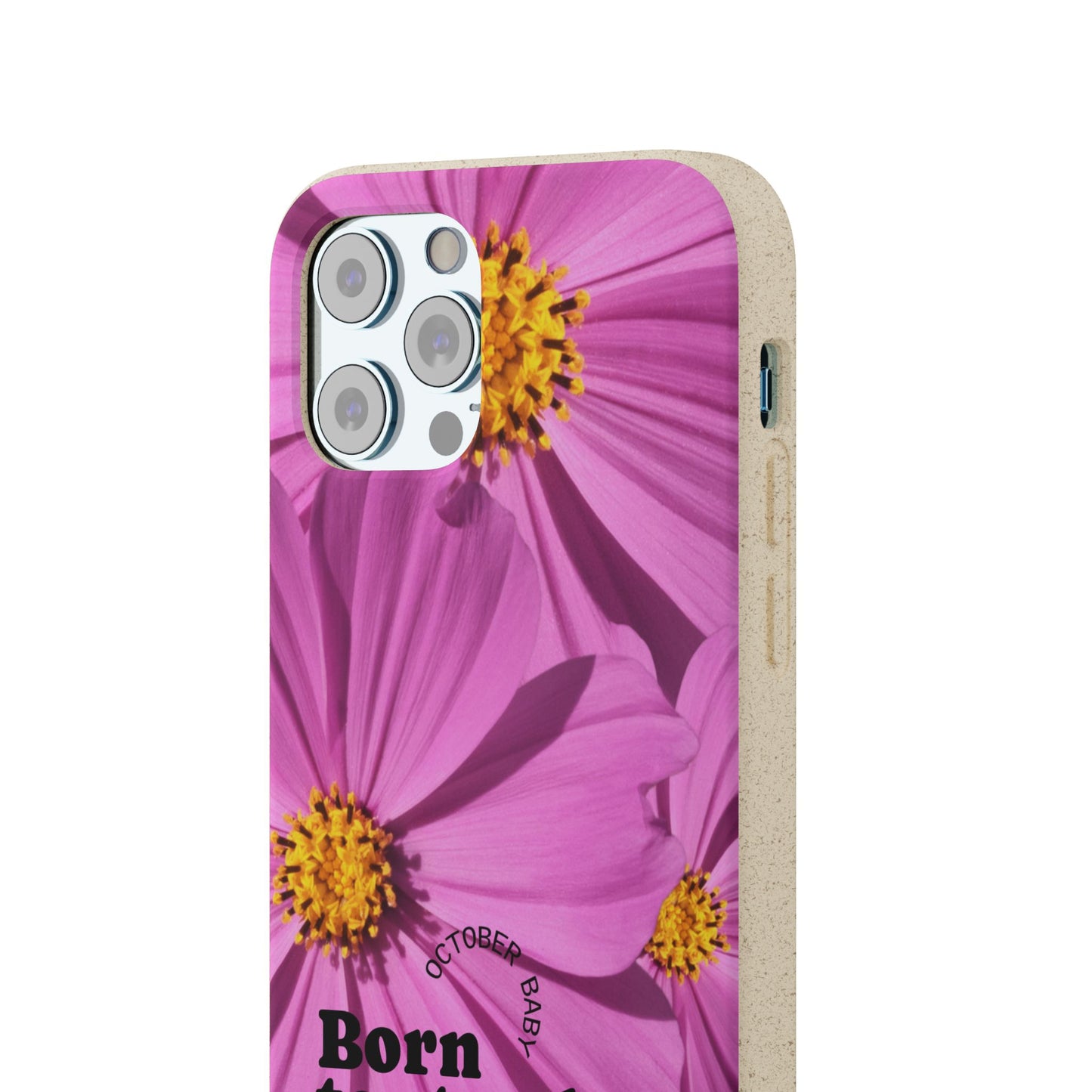 October Eco-friendly birth flower - Biodegradable case