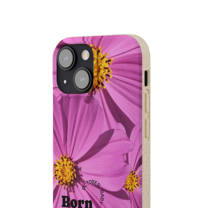 October Eco-friendly birth flower - Biodegradable case