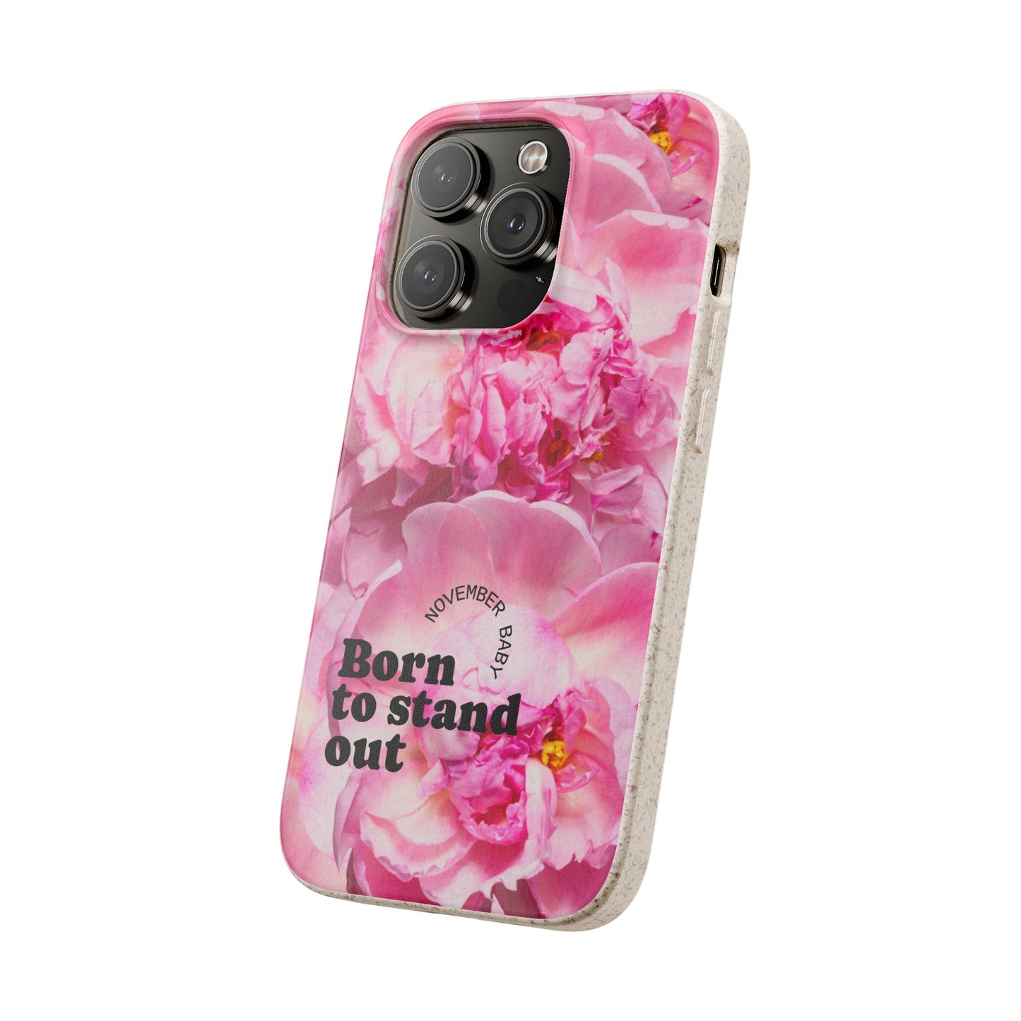 November Eco-friendly birth flower - Biodegradable case