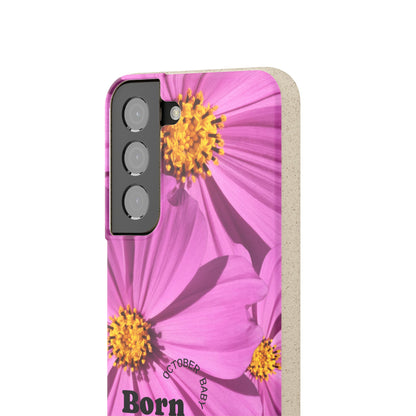 October Eco-friendly birth flower - Biodegradable case