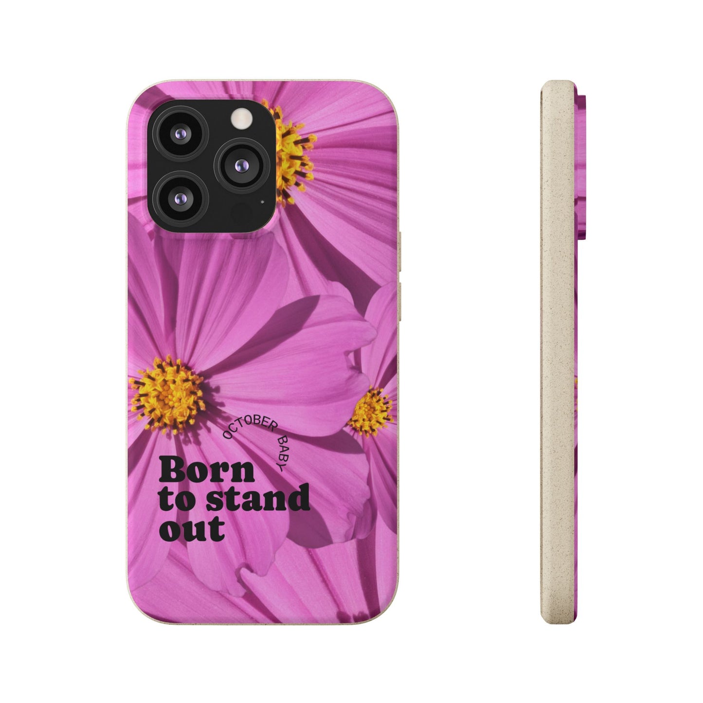 October Eco-friendly birth flower - Biodegradable case