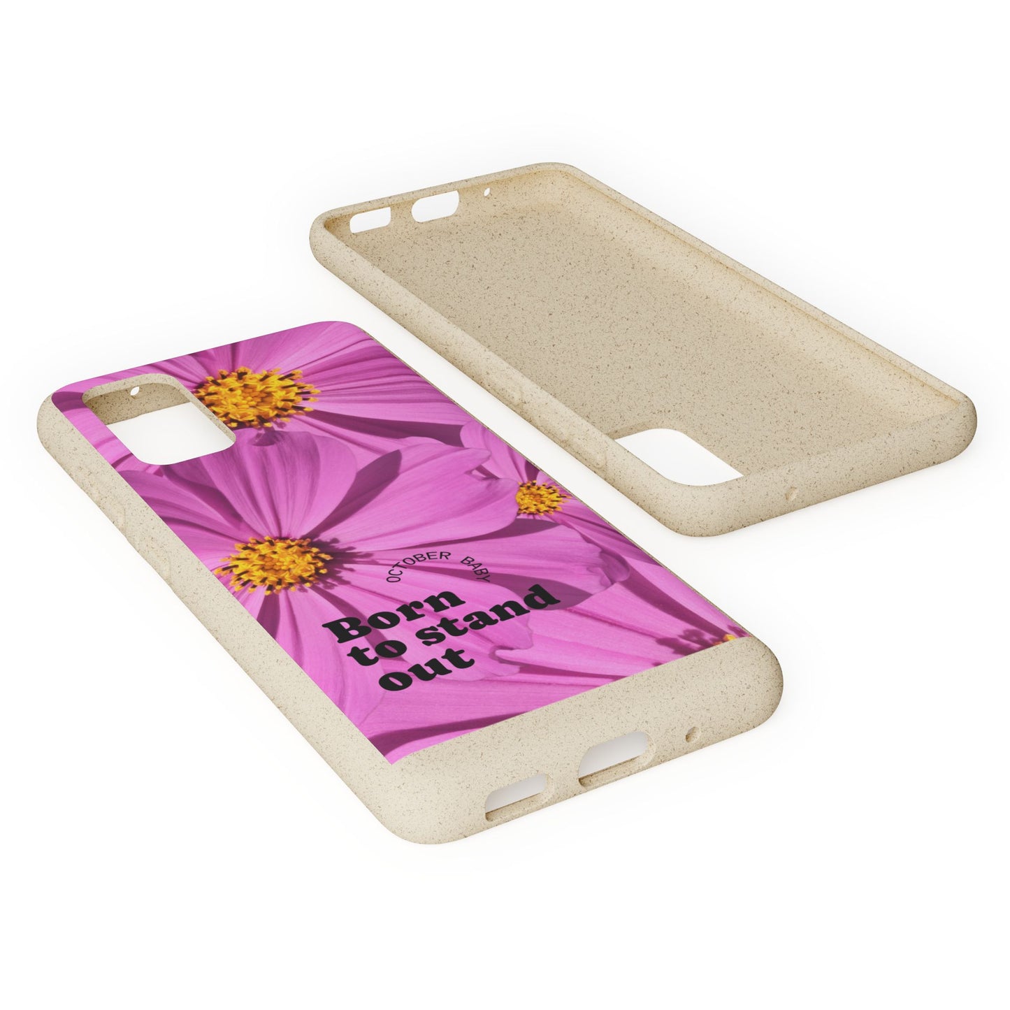 October Eco-friendly birth flower - Biodegradable case