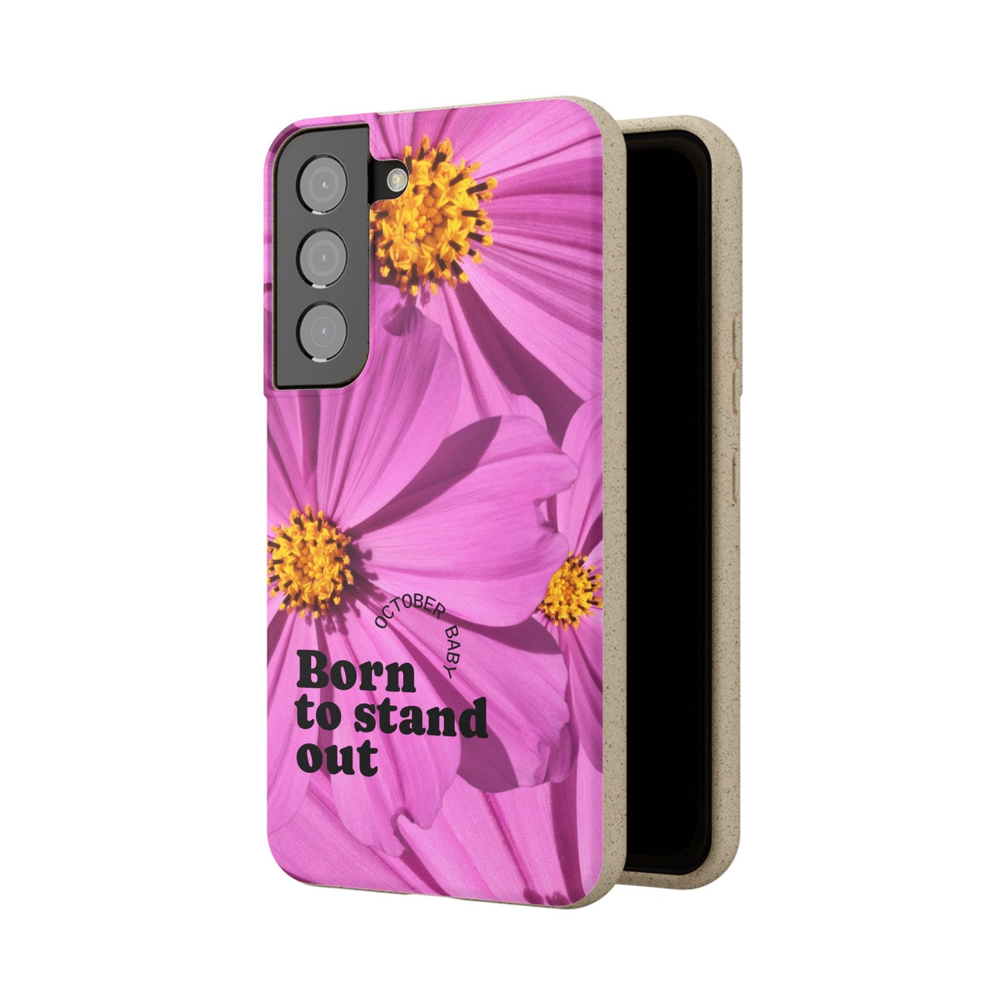 October Eco-friendly birth flower - Biodegradable case