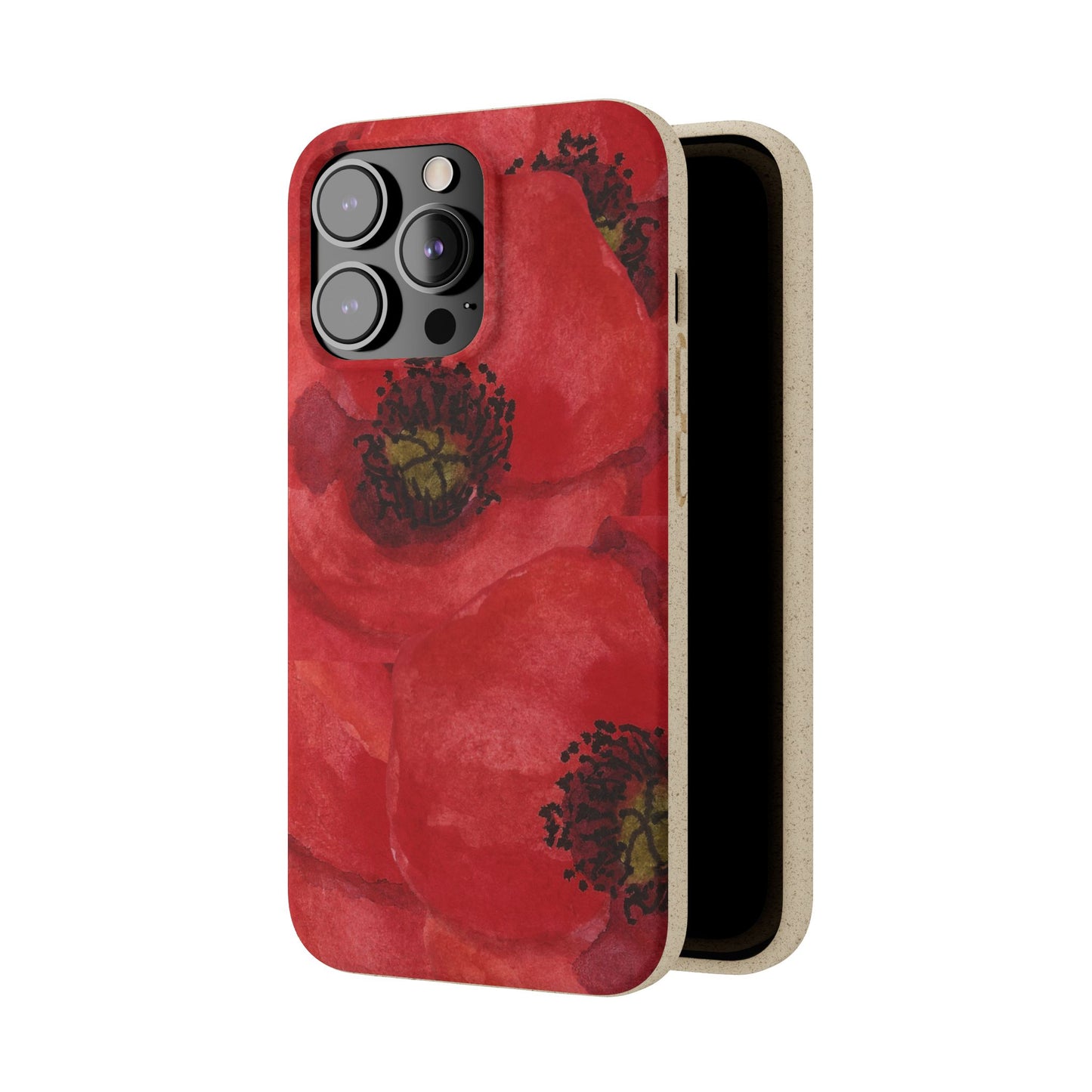 Poppy flower - Biodegradable case