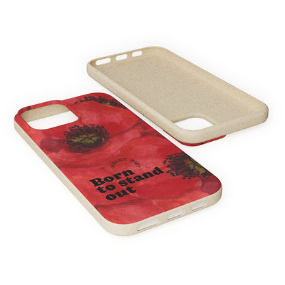 August Eco-friendly birth flower - Biodegradable case