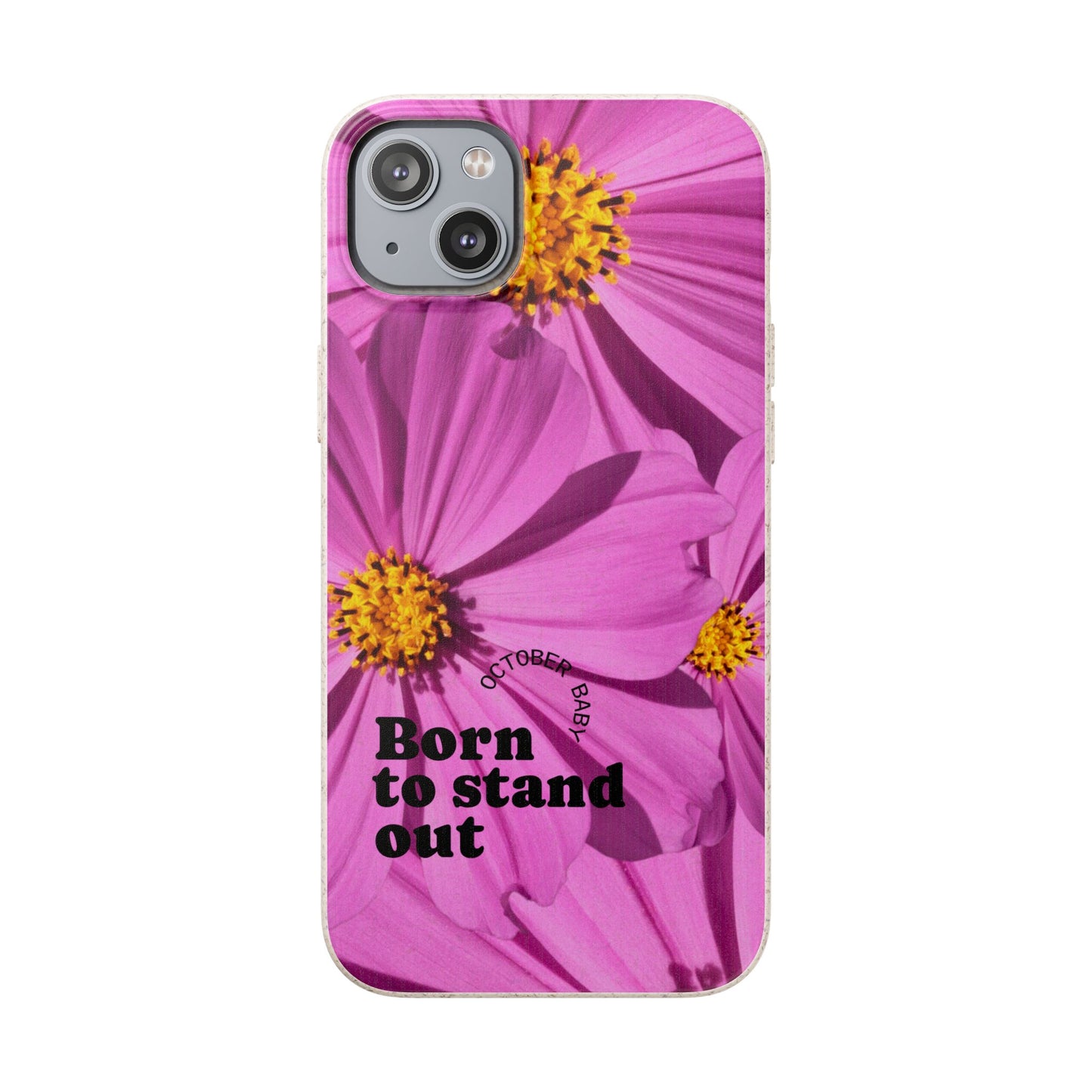 October Eco-friendly birth flower - Biodegradable case