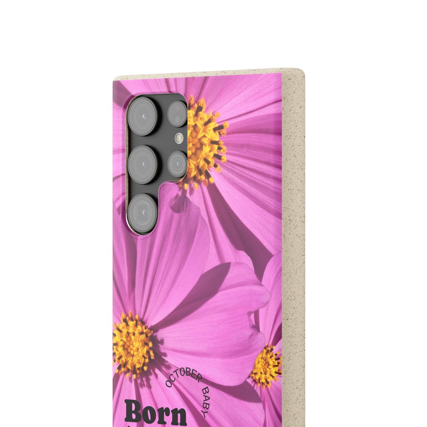 October Eco-friendly birth flower - Biodegradable case