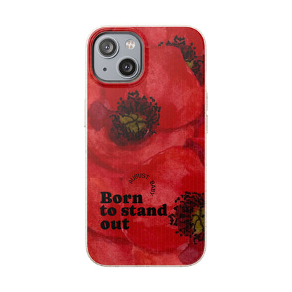 August Eco-friendly birth flower - Biodegradable case