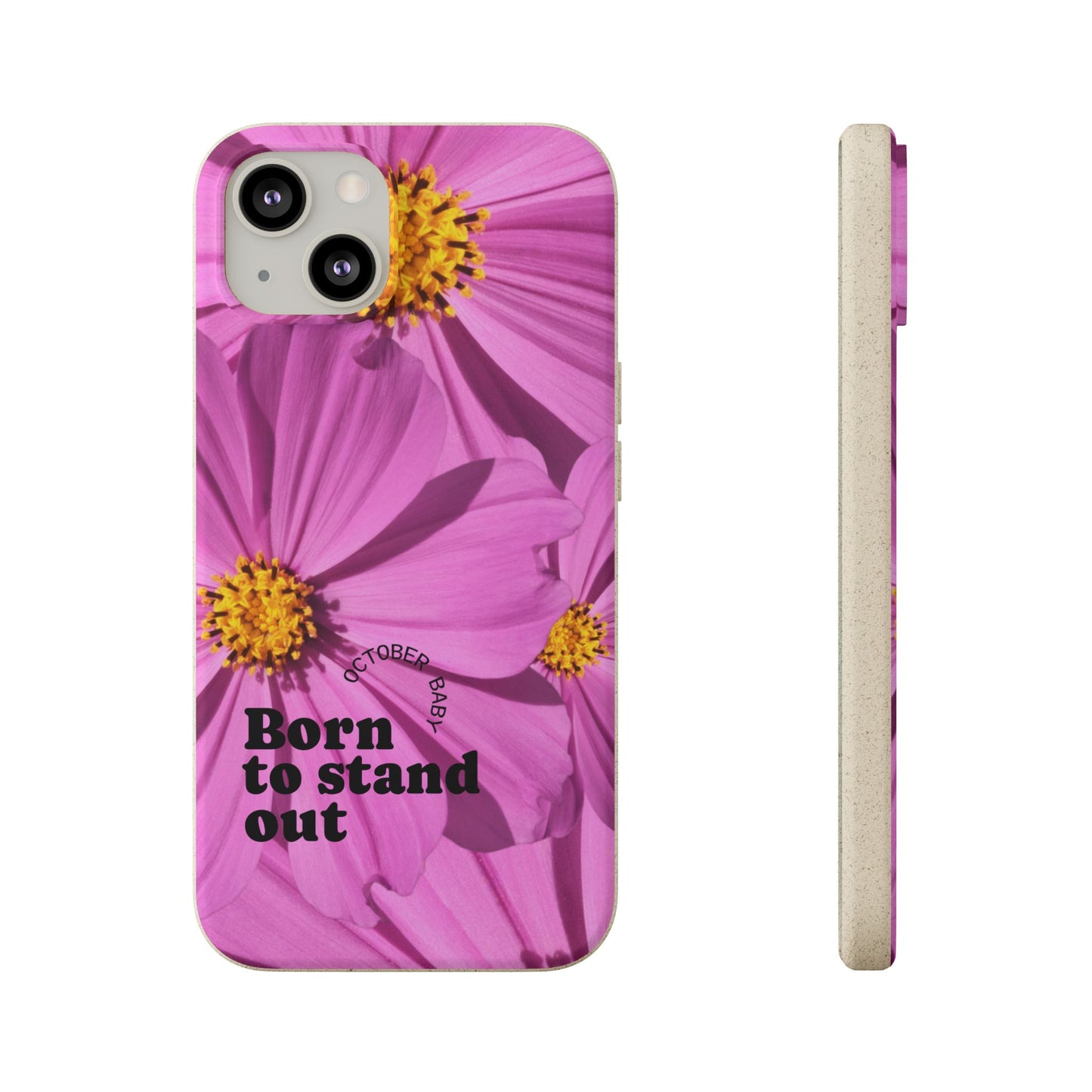 October Eco-friendly birth flower - Biodegradable case
