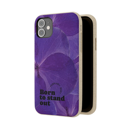 Eco-Friendly February birth flower - Biodegradable case