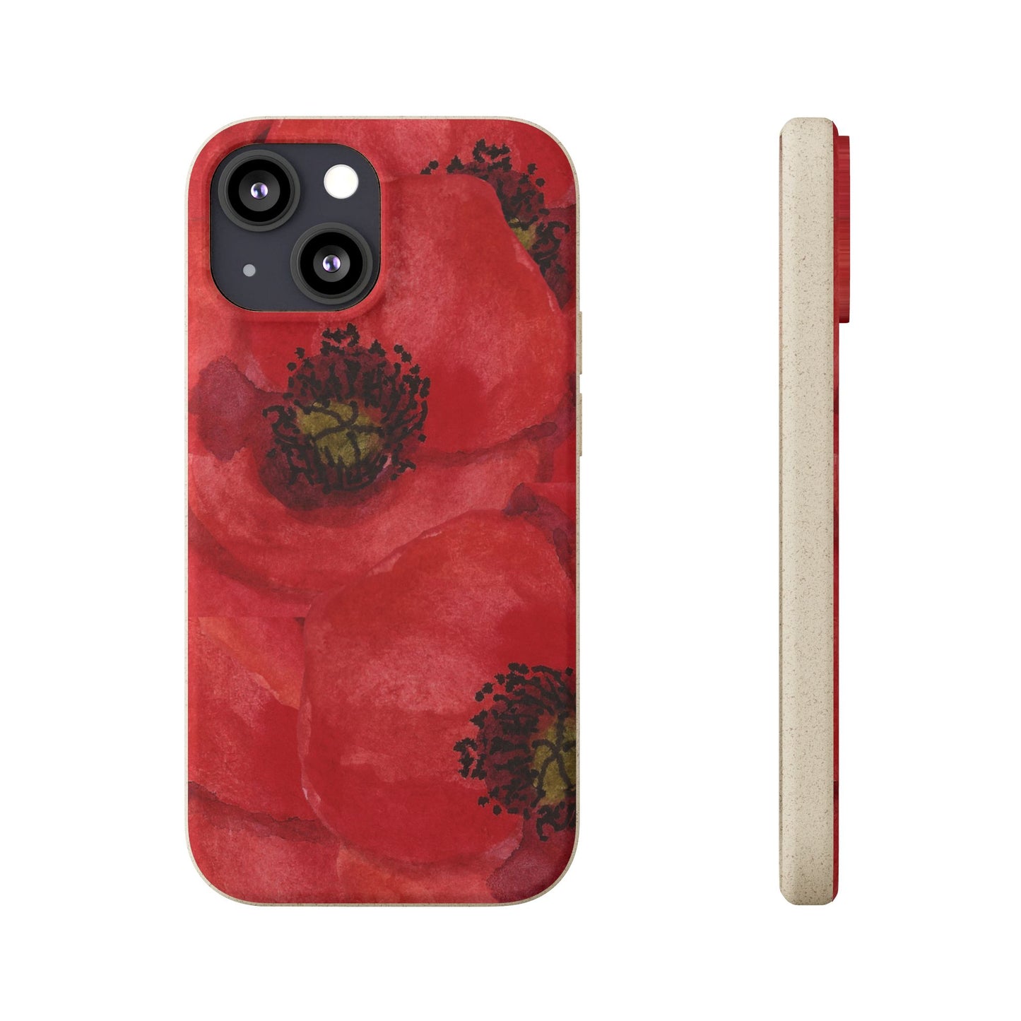 Poppy flower - Biodegradable case