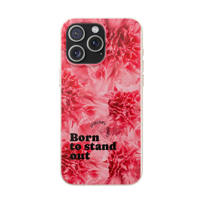 January Eco-friendly birth flower - Biodegradable case
